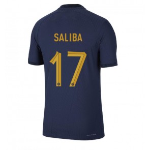 Francja William Saliba #17 Koszulka Podstawowych MŚ 2022 Krótki Rękaw